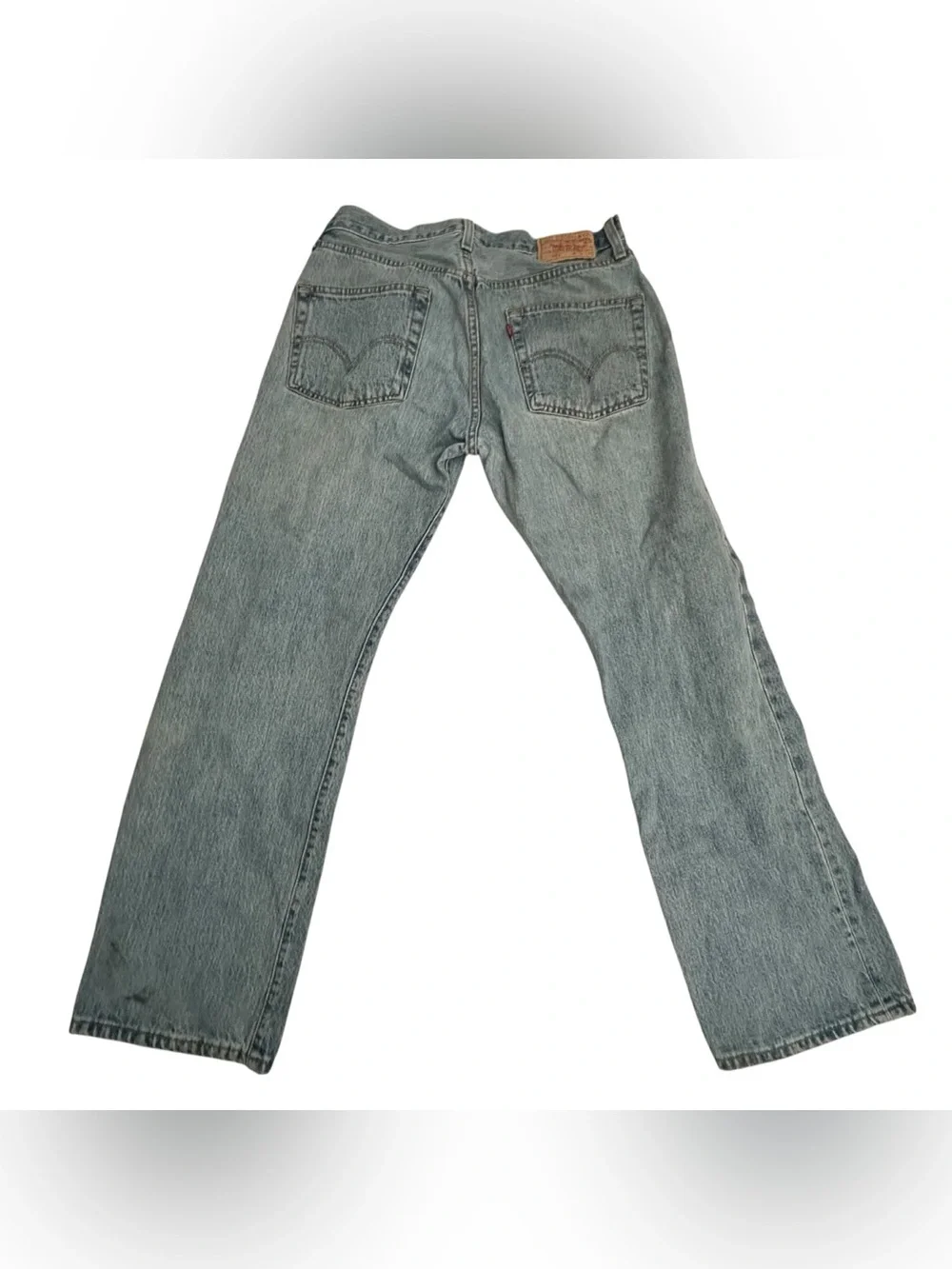 Levi's Faded 501 Blue Straight-Leg Jeans 34/30